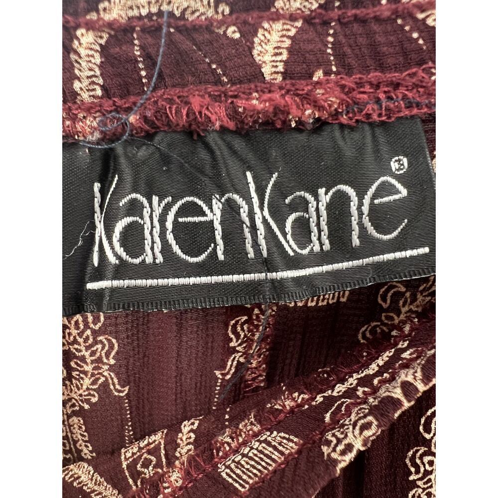 Karen Kane Women's 2 Piece Y2K Tiered Skirt Blouse Set Size 8 - Picture 11 of 14